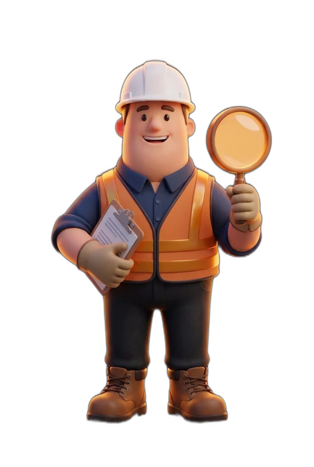 The Closeout Control inspector mascot